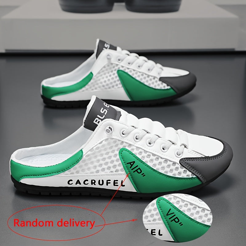 Tênis masculino casual Zhenyuezu Slip-On - Cabedal em PU respirável