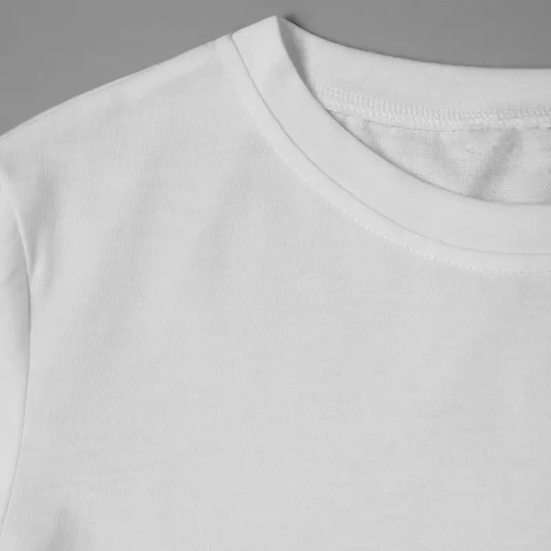 Camiseta estampada branca engraçada com gato