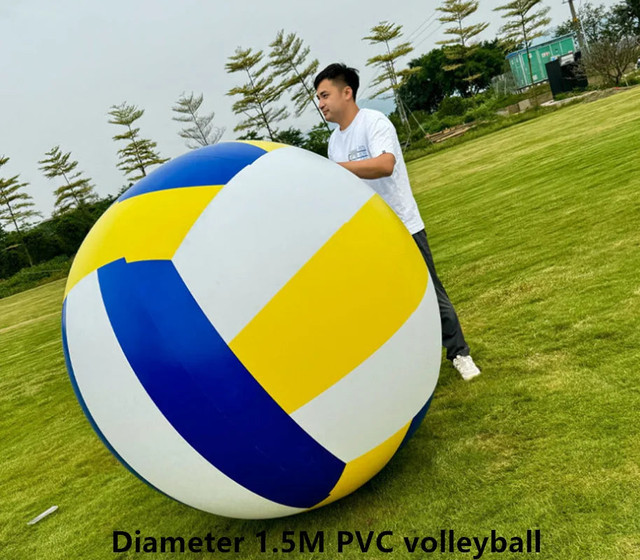 Bola de vôlei de PVC de 0,6-2 m, balão inflável, bola de brinquedo interativa