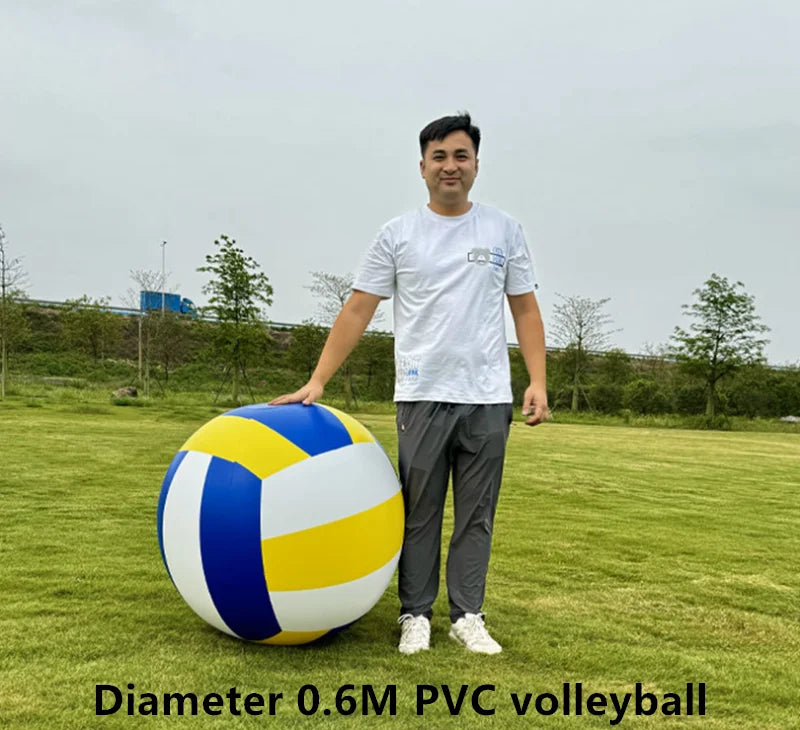 Bola de vôlei de PVC de 0,6-2 m, balão inflável, bola de brinquedo interativa