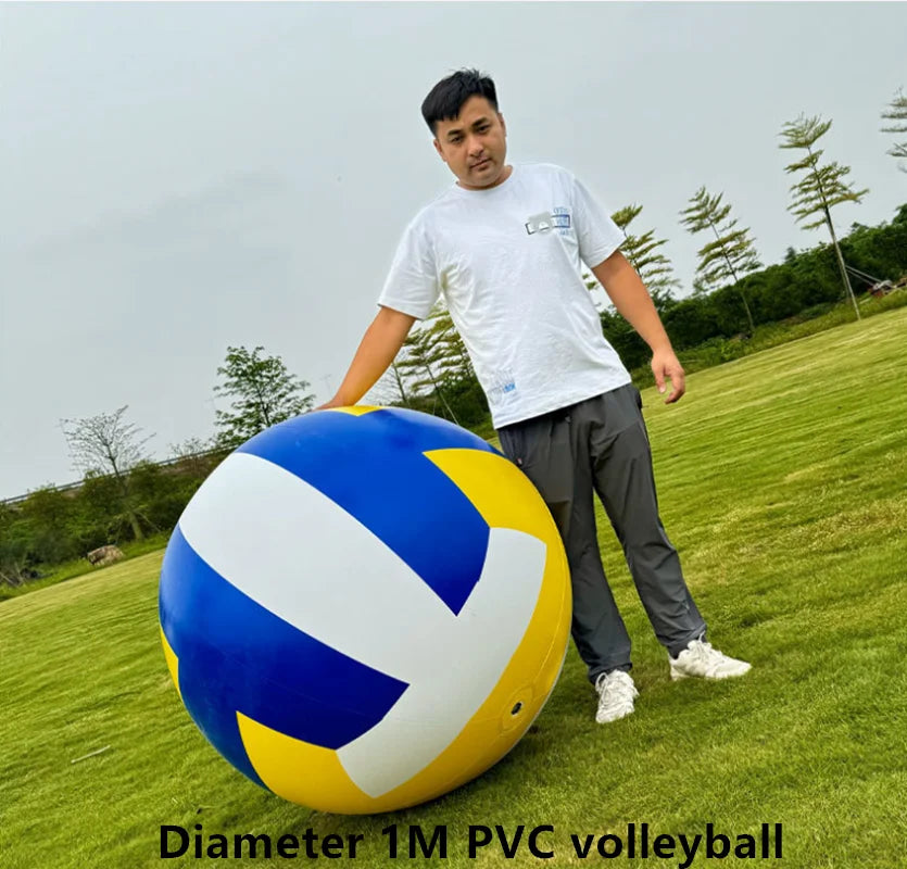 Bola de vôlei de PVC de 0,6-2 m, balão inflável, bola de brinquedo interativa