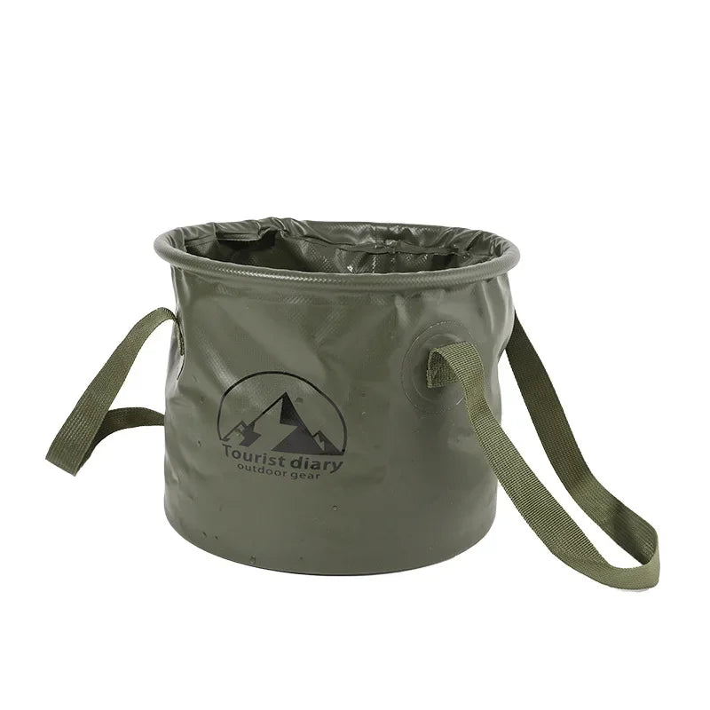 Balde portátil para viagem acampamento pesca balde de armazenamento