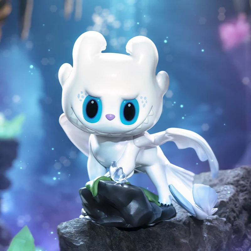POP MART THE MONSTERS - Como Treinar o Seu Dragão 200% Figura de Ação POPMART Figura de Ação Banguela Luz Fúria