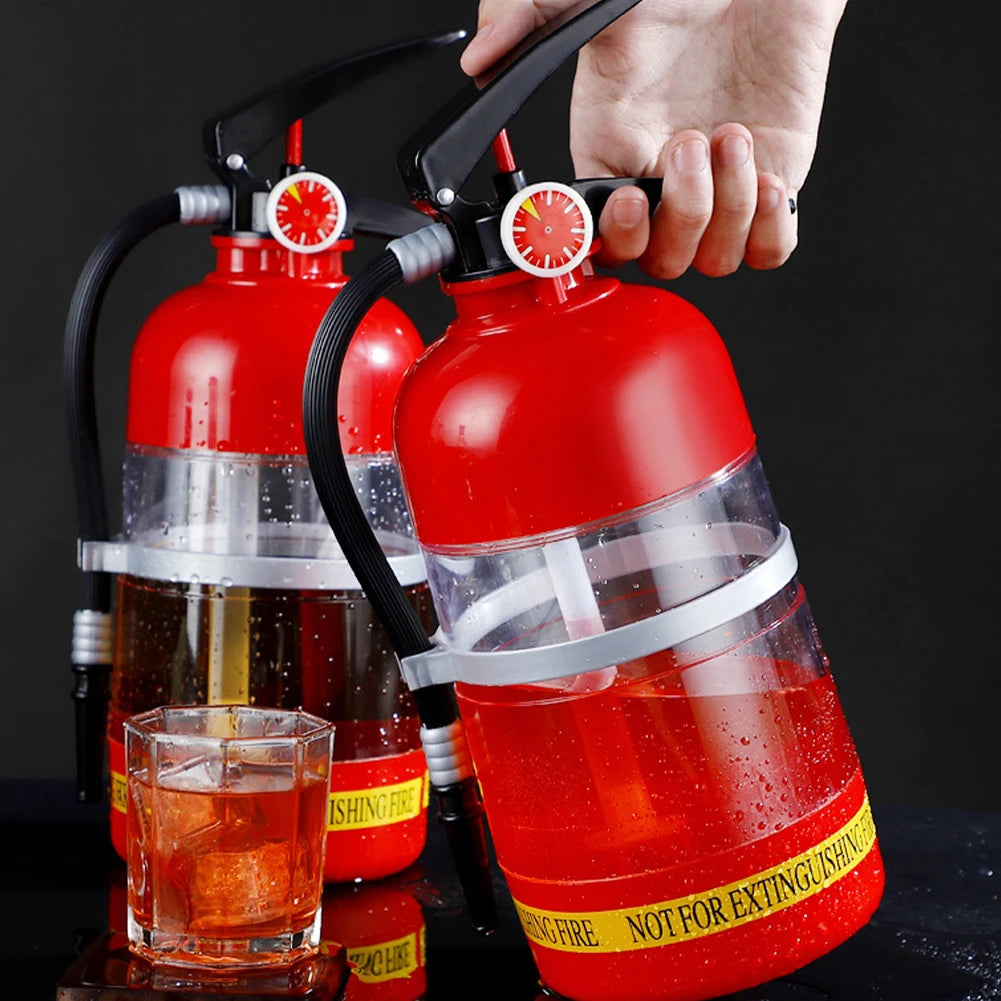 Dispensador de bebidas de vinho de 1,5L, extintor de incêndio, dispensador de cerveja para festa, bebidas, destilados, cerveja para festa, acessório de bar