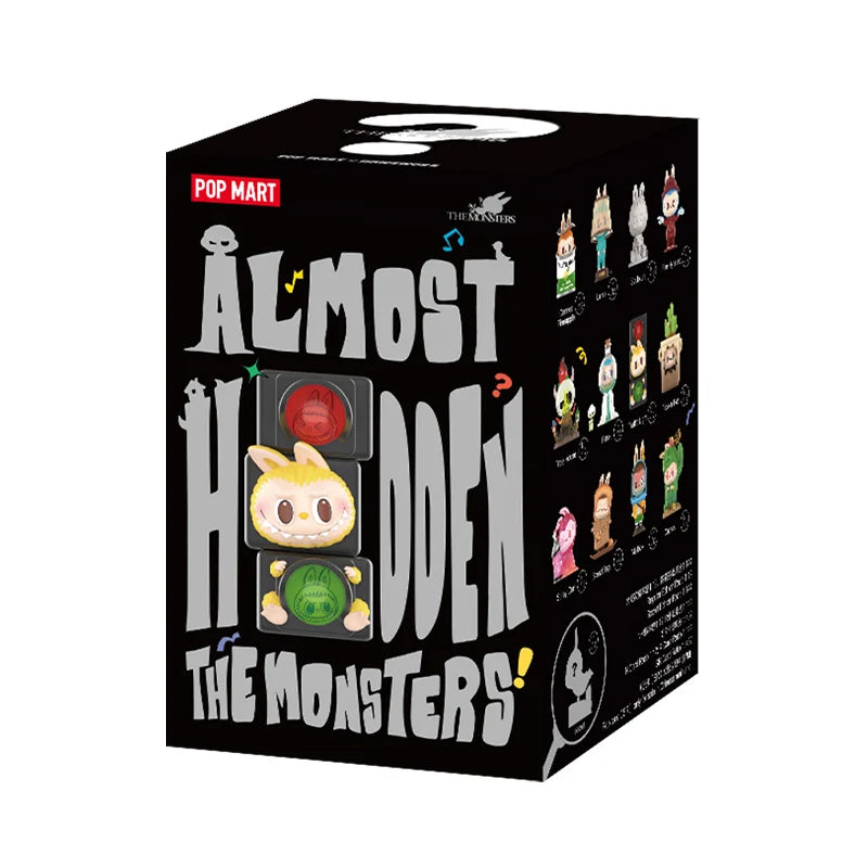 【Exclusivo】POP MART THE MONSTERS Almost Hidden Series Caixa Misteriosa da Kasing Lung 1PC/12PCS POPMART Caixa Surpresa