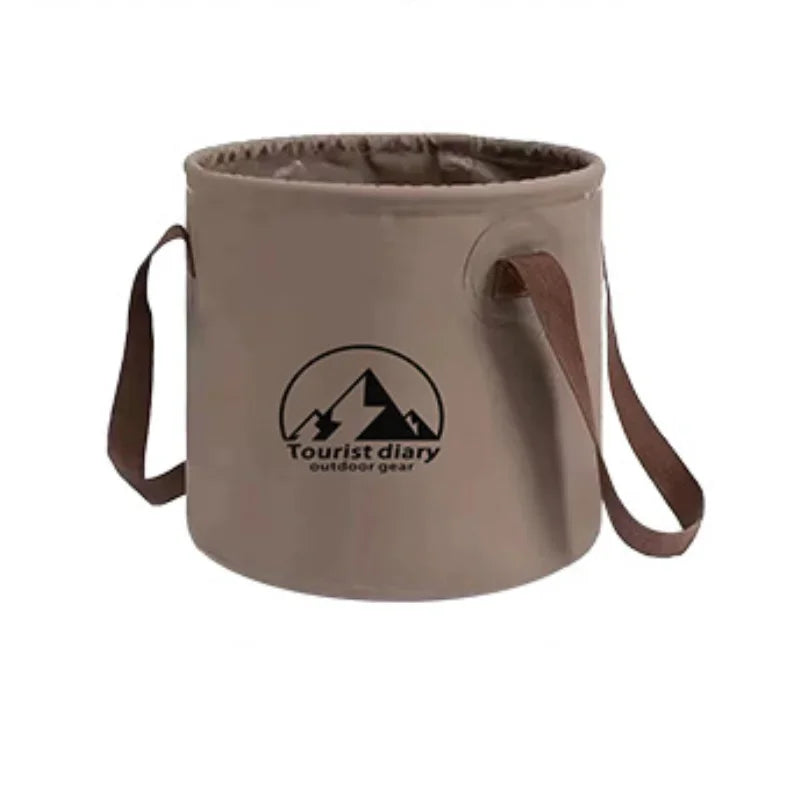 Balde portátil para viagem acampamento pesca balde de armazenamento