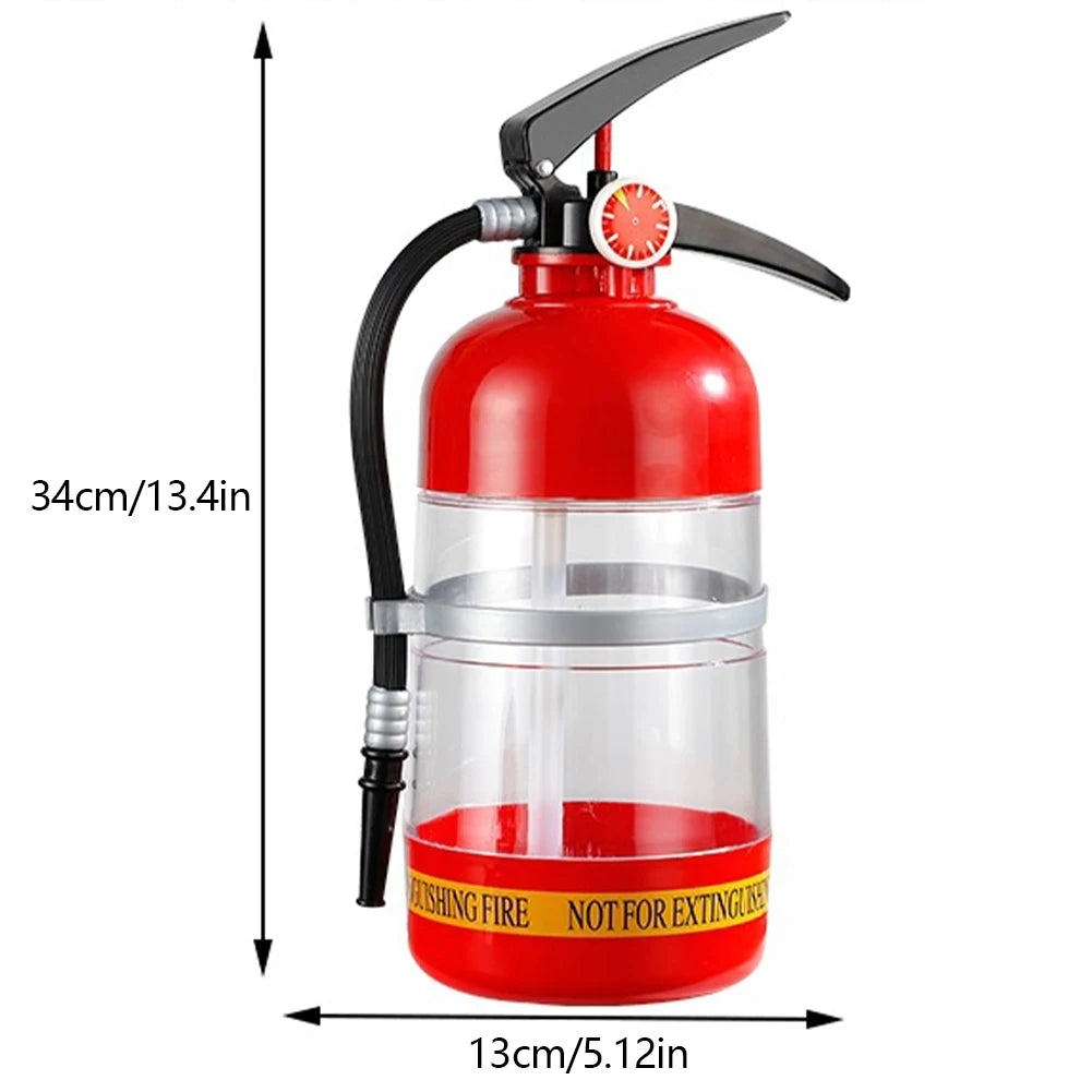 Dispensador de bebidas de vinho de 1,5L, extintor de incêndio, dispensador de cerveja para festa, bebidas, destilados, cerveja para festa, acessório de bar