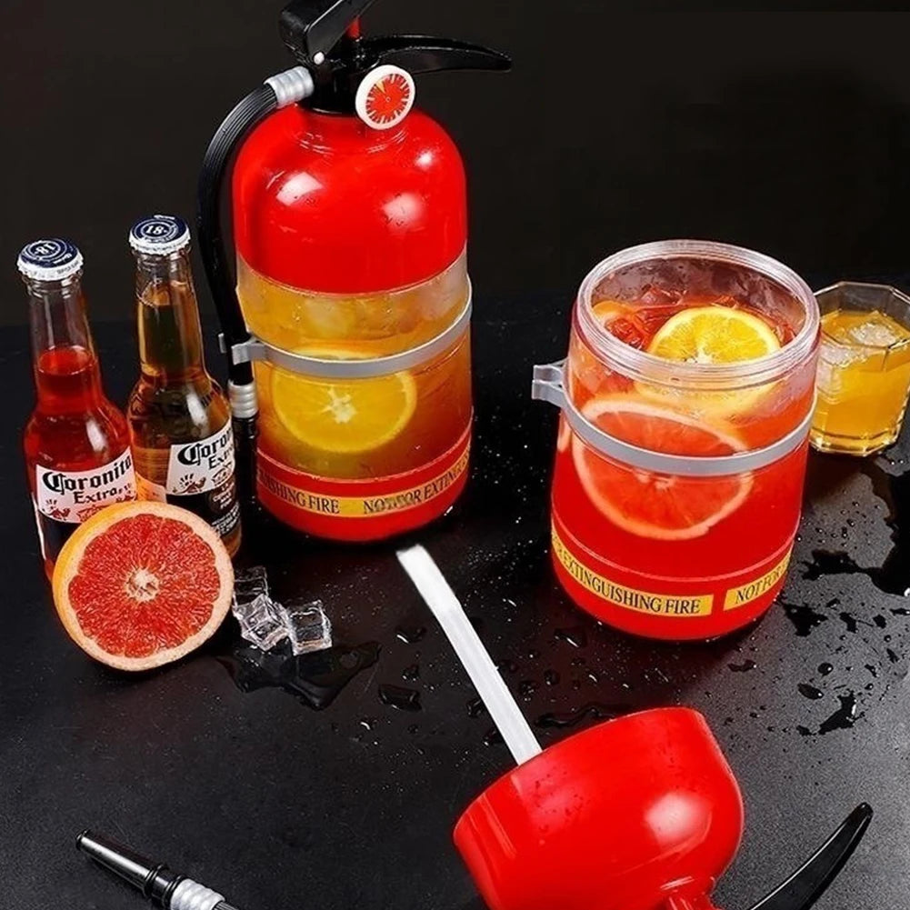 Dispensador de bebidas de vinho de 1,5L, extintor de incêndio, dispensador de cerveja para festa, bebidas, destilados, cerveja para festa, acessório de bar