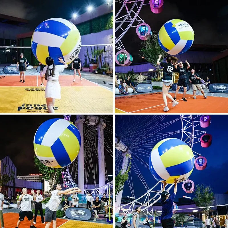 Bola de vôlei de PVC de 0,6-2 m, balão inflável, bola de brinquedo interativa