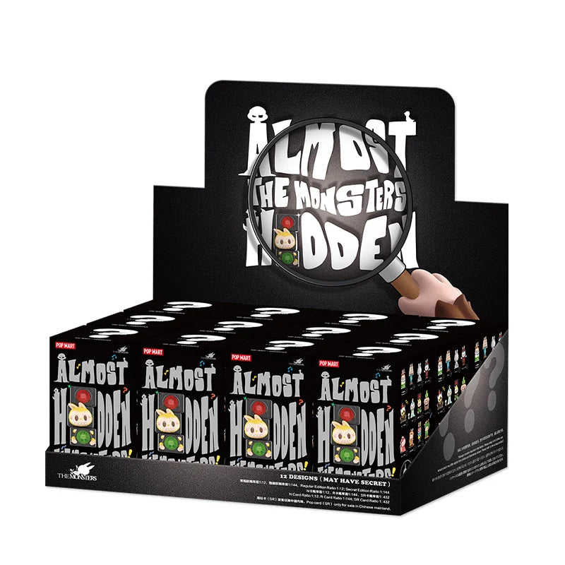 【Exclusivo】POP MART THE MONSTERS Almost Hidden Series Caixa Misteriosa da Kasing Lung 1PC/12PCS POPMART Caixa Surpresa