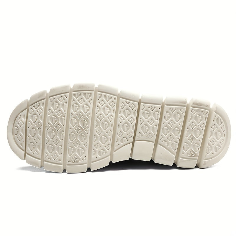 Calçados masculinos, calçados de caminhada respiráveis de malha da moda, calçados casuais antiderrapantes da moda, calçados masculinos
