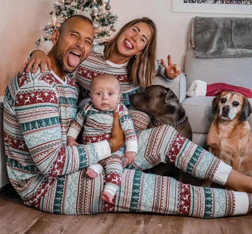 2024 família natal combinando pijamas conjunto natal