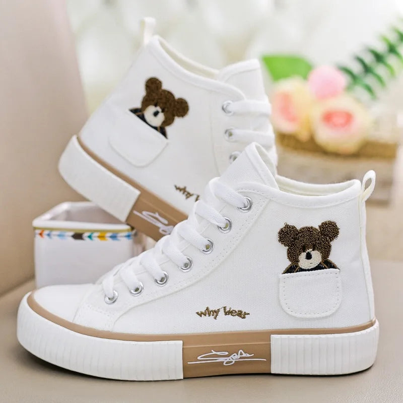 Sapatos Casual Alpercatas para Mulheres, Urso!