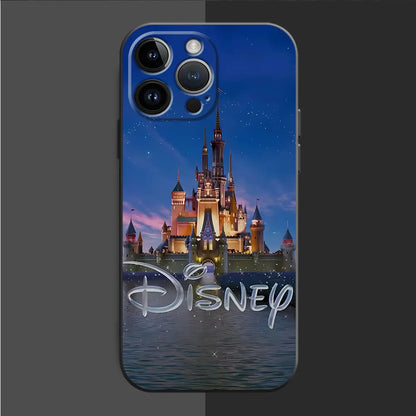 Capa para Apple iPhone 12 Mini 13 Pro 15 Pro Max XR 14 2020 13pro Disney Castle Silicone Cover Coque