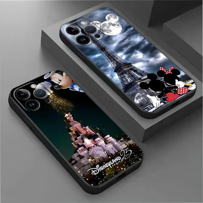 Capa para Apple iPhone 12 Mini 13 Pro 15 Pro Max XR 14 2020 13pro Disney Castle Silicone Cover Coque