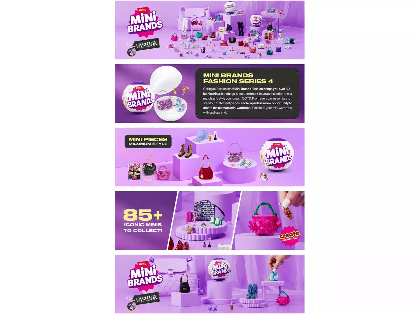 Zuru Mini Brands Fashion Surprise Ball Série 4