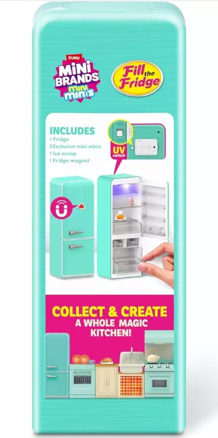 Mini Frigorífico Zuru Mini Brands - Edição Viral "Fill the Fridge" + Packs Surpresa