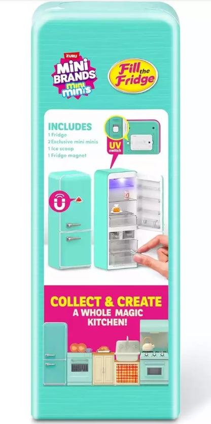 Mini Frigorífico Zuru Mini Brands - Edição Viral "Fill the Fridge" + Packs Surpresa