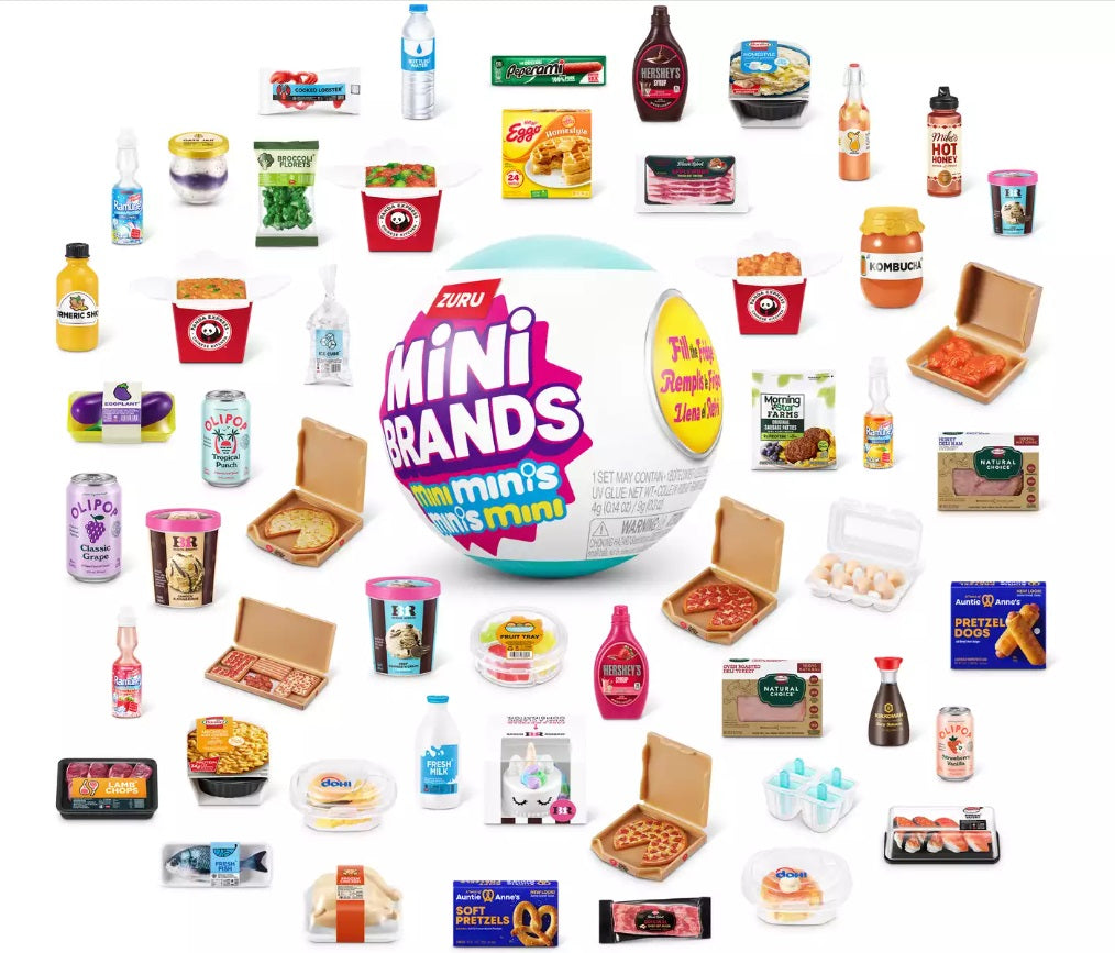 Mini Frigorífico Zuru Mini Brands - Edição Viral "Fill the Fridge" + Packs Surpresa
