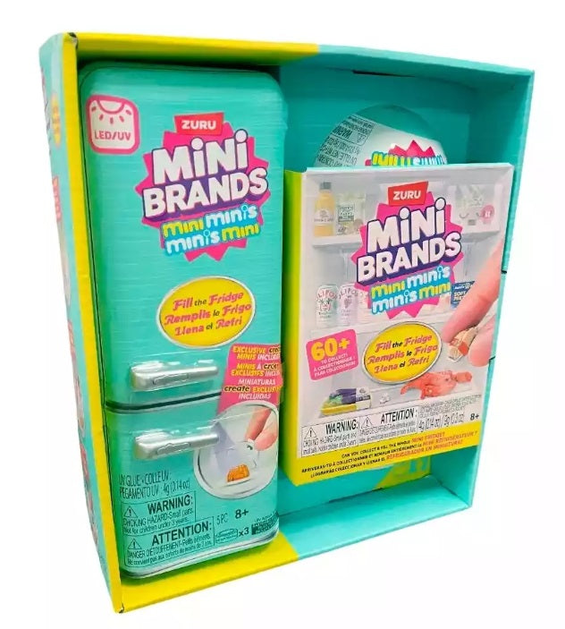 Mini Frigorífico Zuru Mini Brands - Edição Viral "Fill the Fridge" + Packs Surpresa